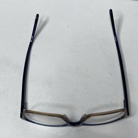 Prodesign Denmark The Essential Collection Two Tone Brown Blue Eyeglasses + Case - Picture 6 of 13